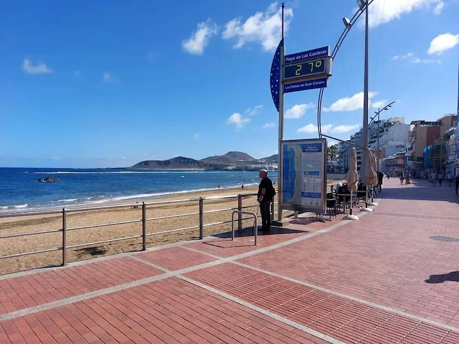 Agua De Abril Las Canteras ¡En Un Minuto En El Mar! Ideal Descansar/Teletrabajar Διαμέρισμα Λας Πάλμας ντε Γκραν Κανάρια Ισπανία